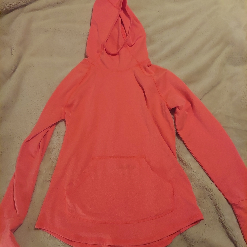 Marmot Medium Bright Coral Long Sleeve Hooded Shirt